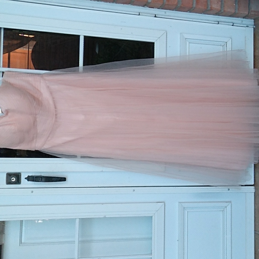 Azazie Sweetheart Strapless Tulle Dress